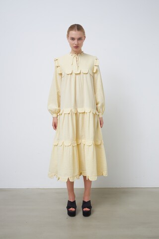 Stella Nova Платье-рубашка 'Loan' в Желтый: спереди