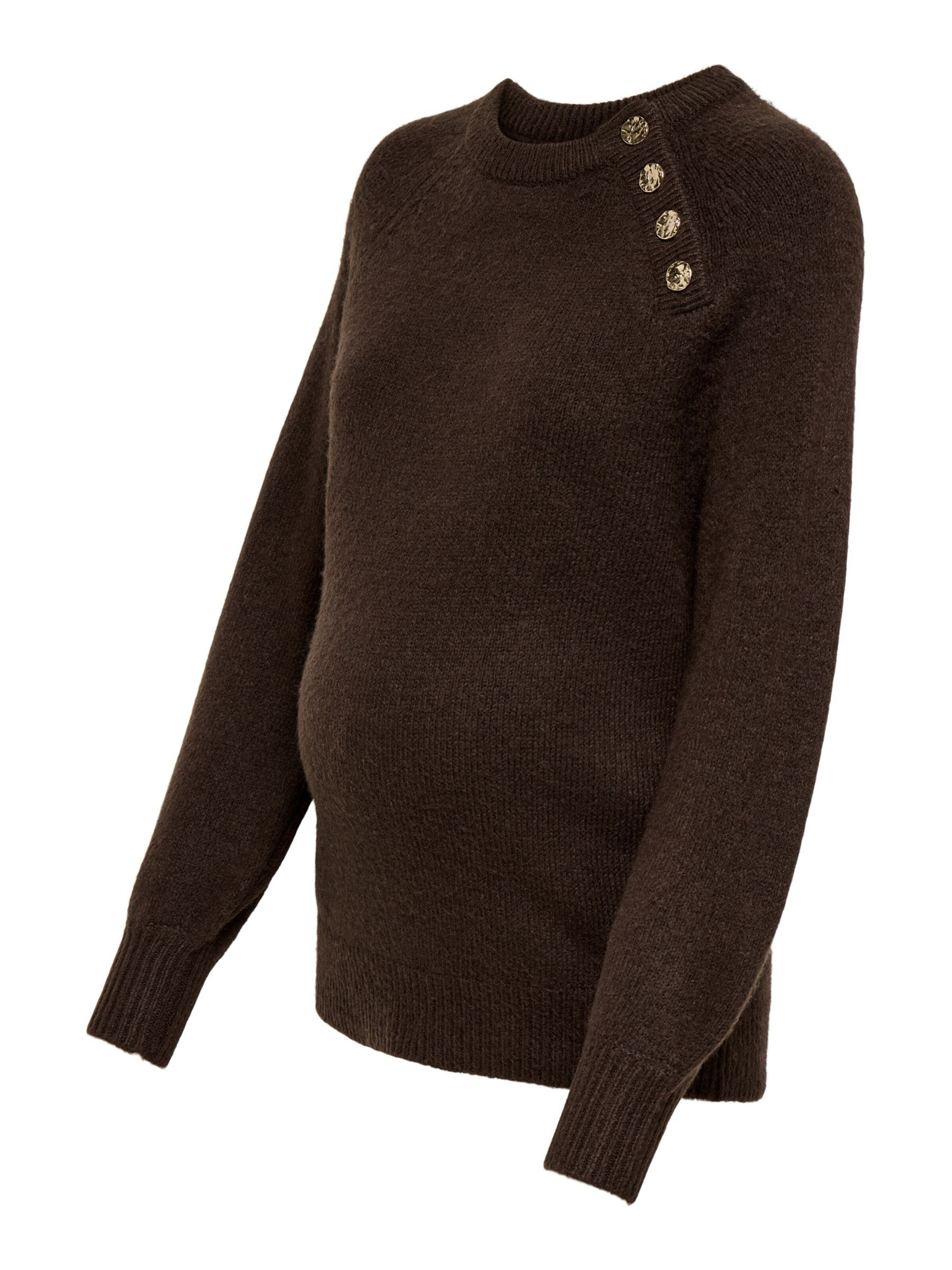 Only Maternity - Jersey 'OLMEmma' en marrón: frente
