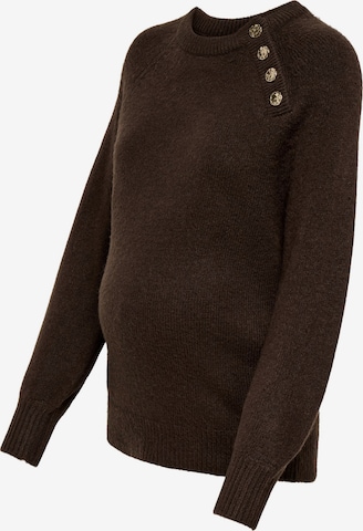 Only Maternity - Jersey 'OLMEmma' en marrón: frente