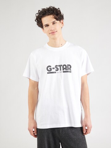 G-STAR T-Shirt in Weiß: Vorderseite