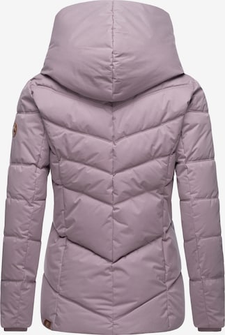 Ragwear Winter Jacket 'Natesa' in Purple