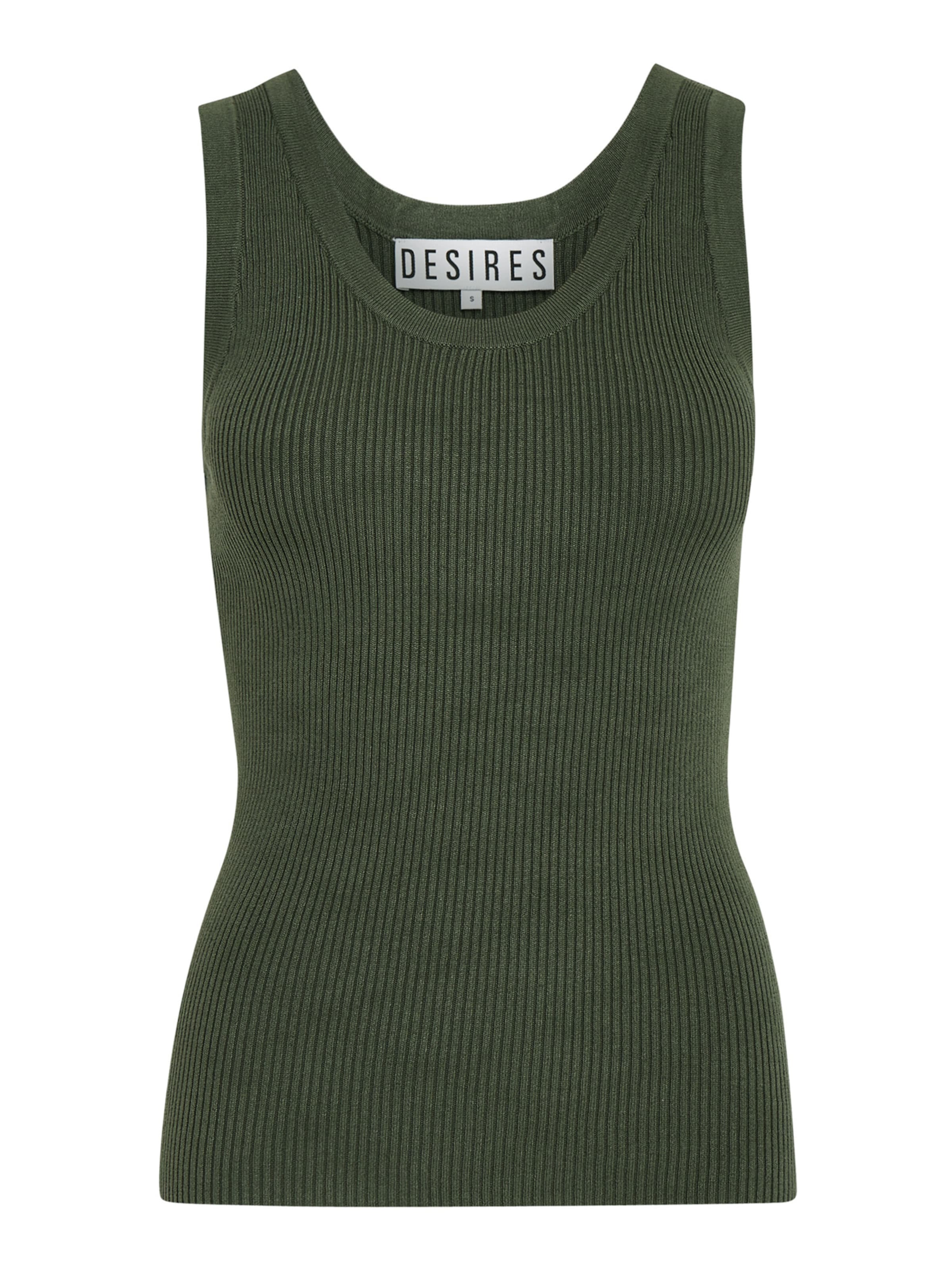 Tops en tricot 'Aneli' DESIRES en vert : devant