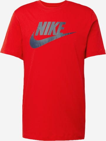 Nike Sportswear Regular Fit T-Shirt 'ICON FUTURA' in Rot: predná strana