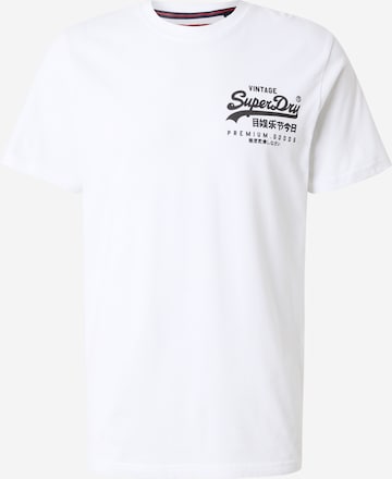 Superdry Shirt 'Tokyo' in White: front