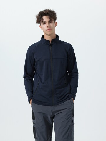 YOUTHUP Sportstrickjacke in Blau