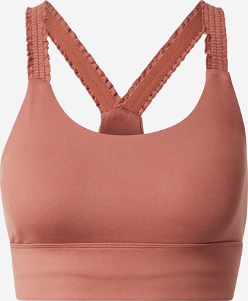 Soutien-gorge de sport 'PAISLEY' Marika en orange : devant