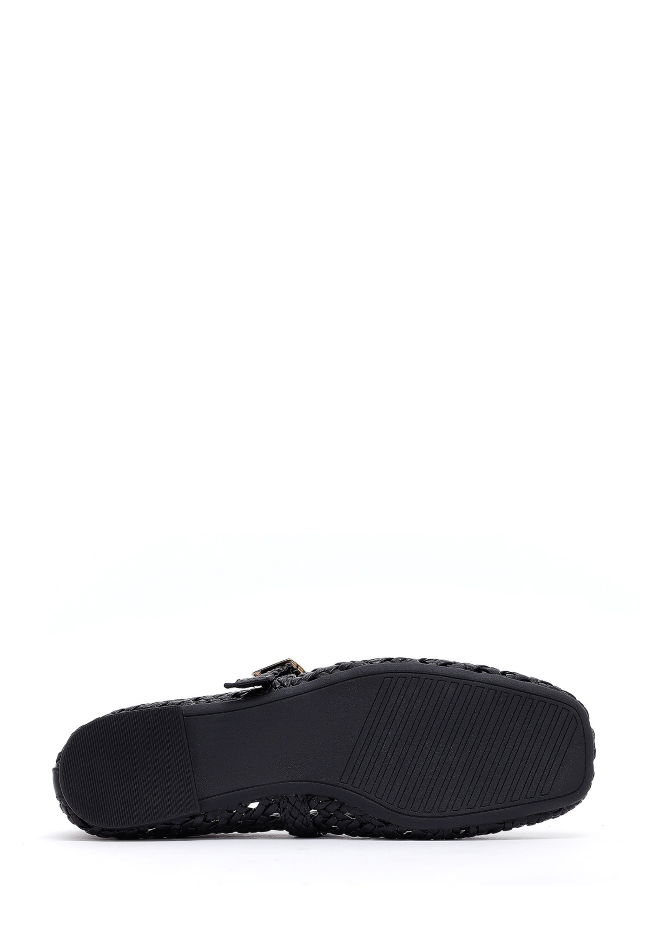 Derimod Ballet Flats with Strap in Black