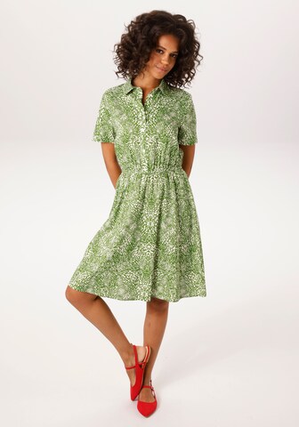 Aniston CASUAL Blusenkleid in Grün