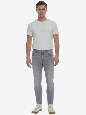 LTB Jeans - Vaquero 'LTB Jeans Jumy Skinny Leg Mid Waist Jeanshose' en gris: frente