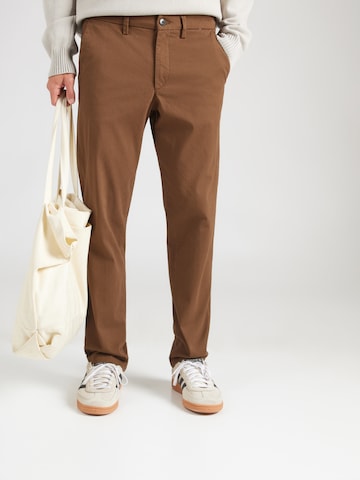 JACK & JONES regular Παντελόνι τσίνο 'JPSTOLLIE DYLAN' σε καφέ: μπροστά