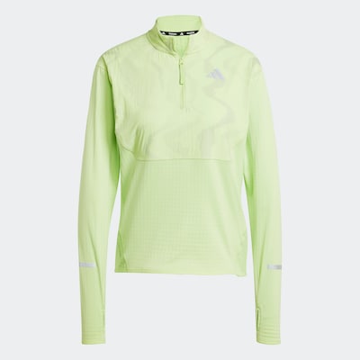 ADIDAS PERFORMANCE Functioneel shirt 'Ultimate' in de kleur Lichtgroen / Zilver, Productweergave