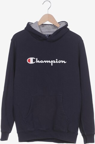 Champion Sweatshirt & Zip-Up Hoodie in XL in Blue: front
