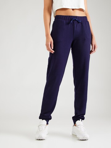 Tapered Pantaloni sport de la ONLY PLAY pe albastru: față