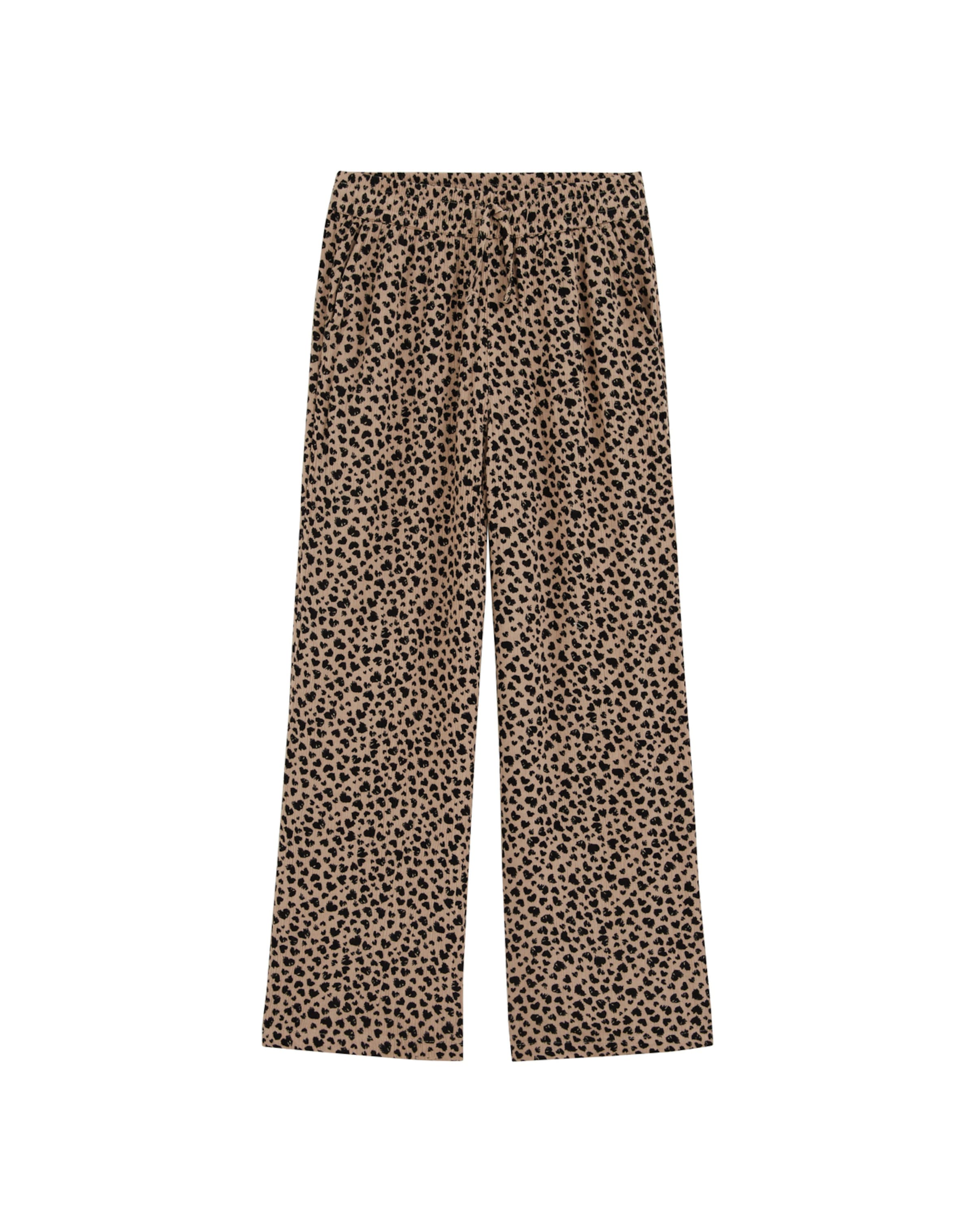 WE Fashion Wide leg Byxa i brun: framsida