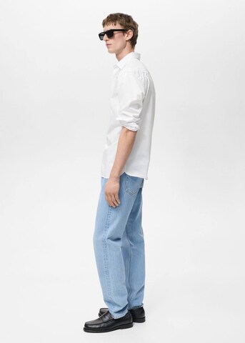 MANGO MAN Regular fit Button Up Shirt 'Cesare' in White