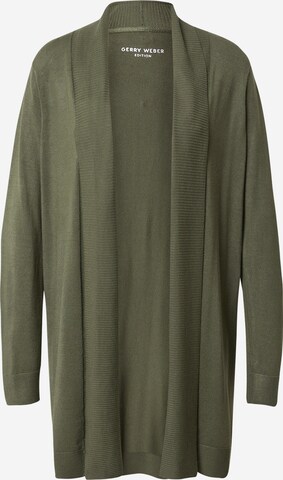 GERRY WEBER Knit Cardigan in Green: front