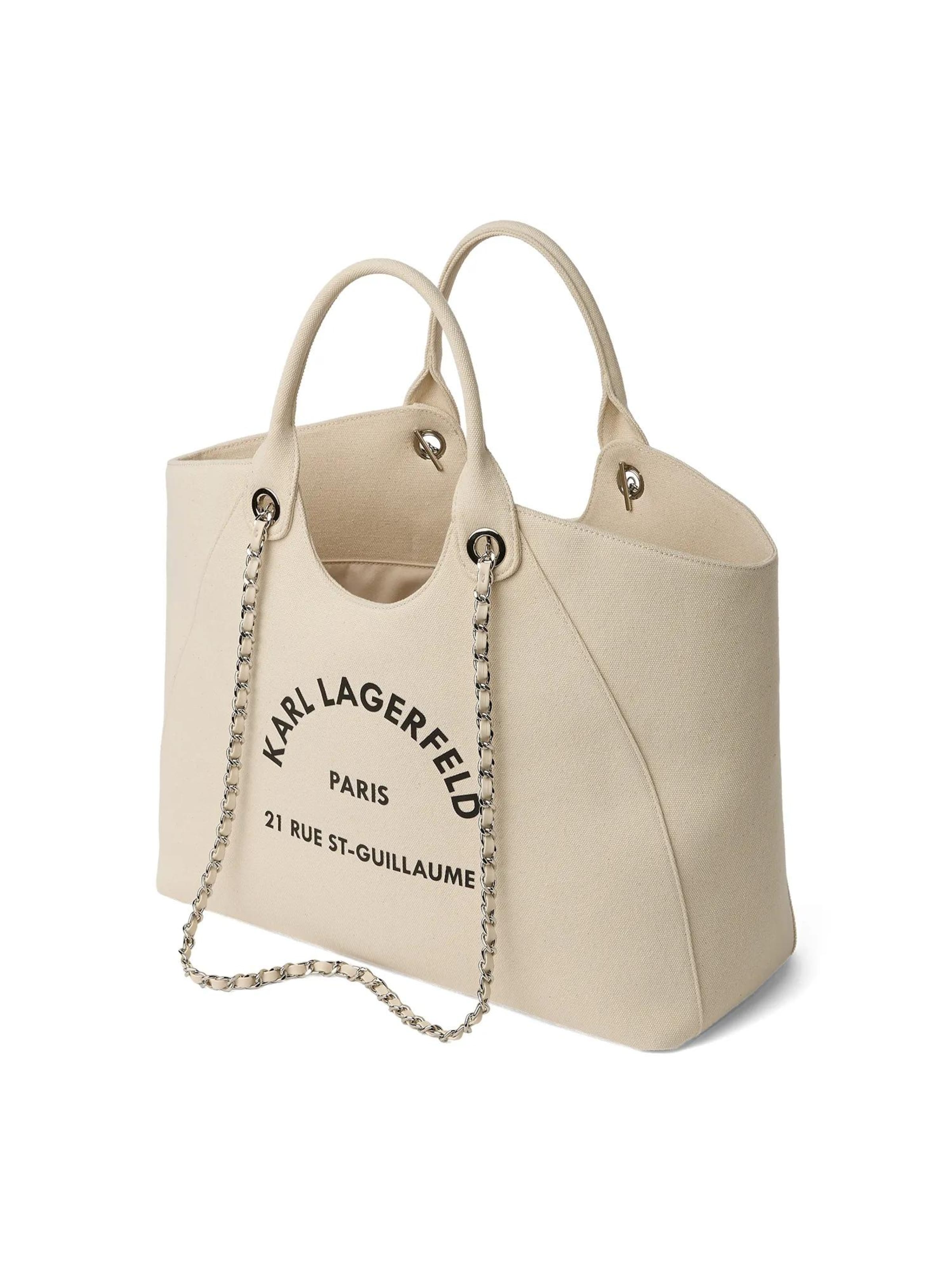 Karl Lagerfeld Shopper táska 'Rue St-Guillaume' - bézs