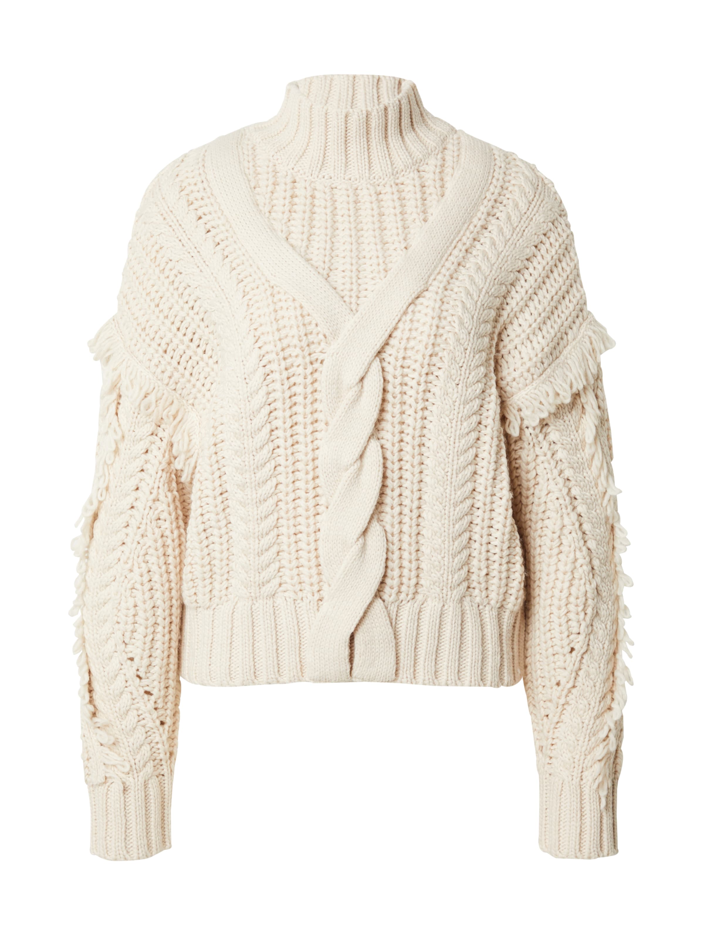 Guido Maria Kretschmer Women Sweater 'Line' in White: front