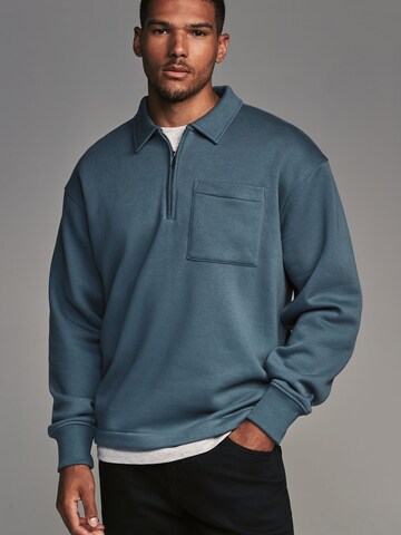 Next Sweatshirt i blå