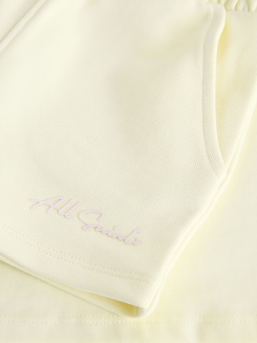 smALLSAINTS Set: T-Shirt und Shorts in Gelb