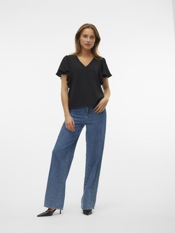 VERO MODA Blouse 'ALVA' in Zwart