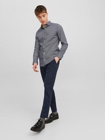 JACK & JONES - Slimfit Pantalón chino 'MARCO' en azul