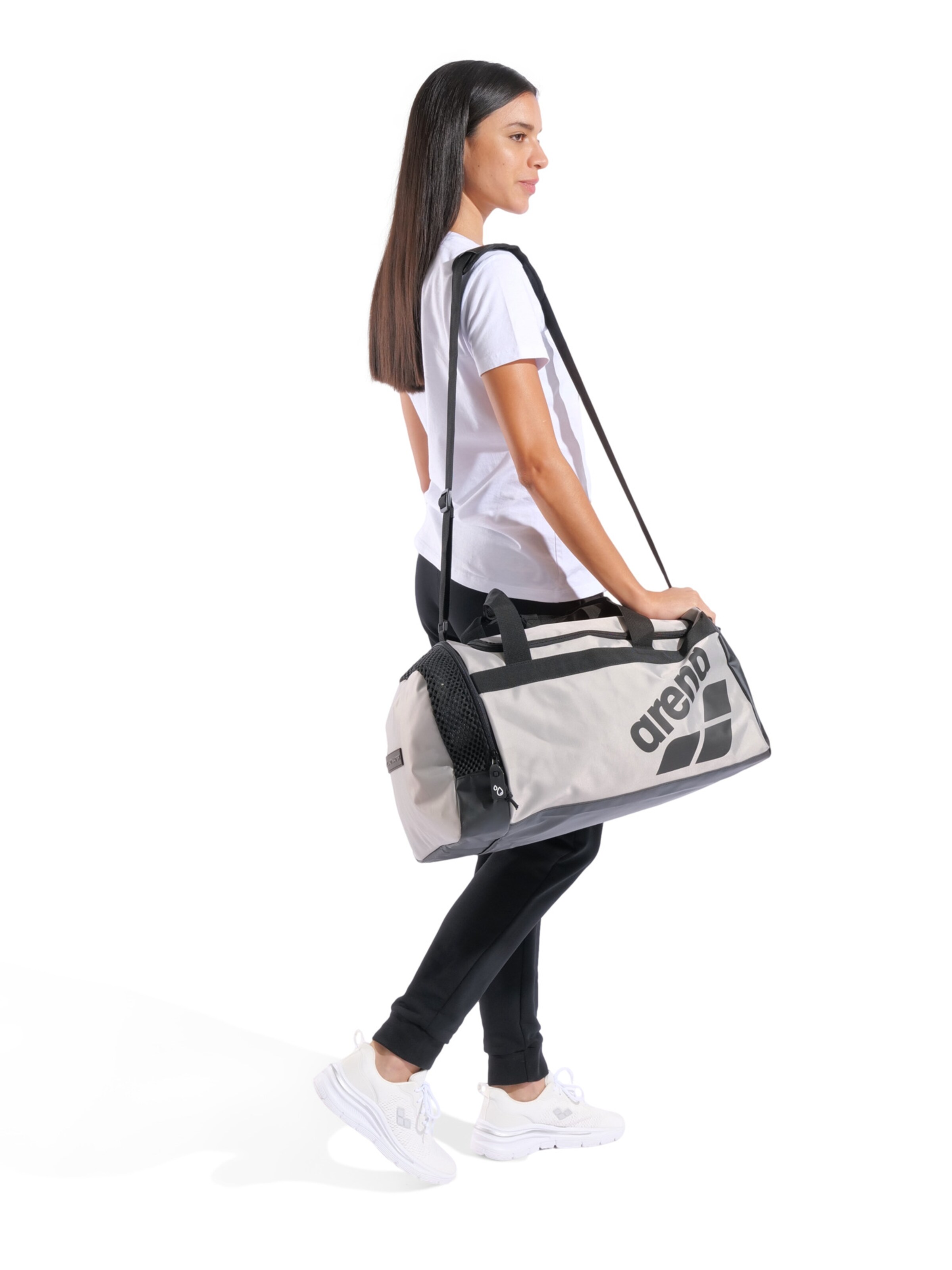 ARENA Sporttas 'ALL SET 40L DUFFLE' in Grijs: voorkant