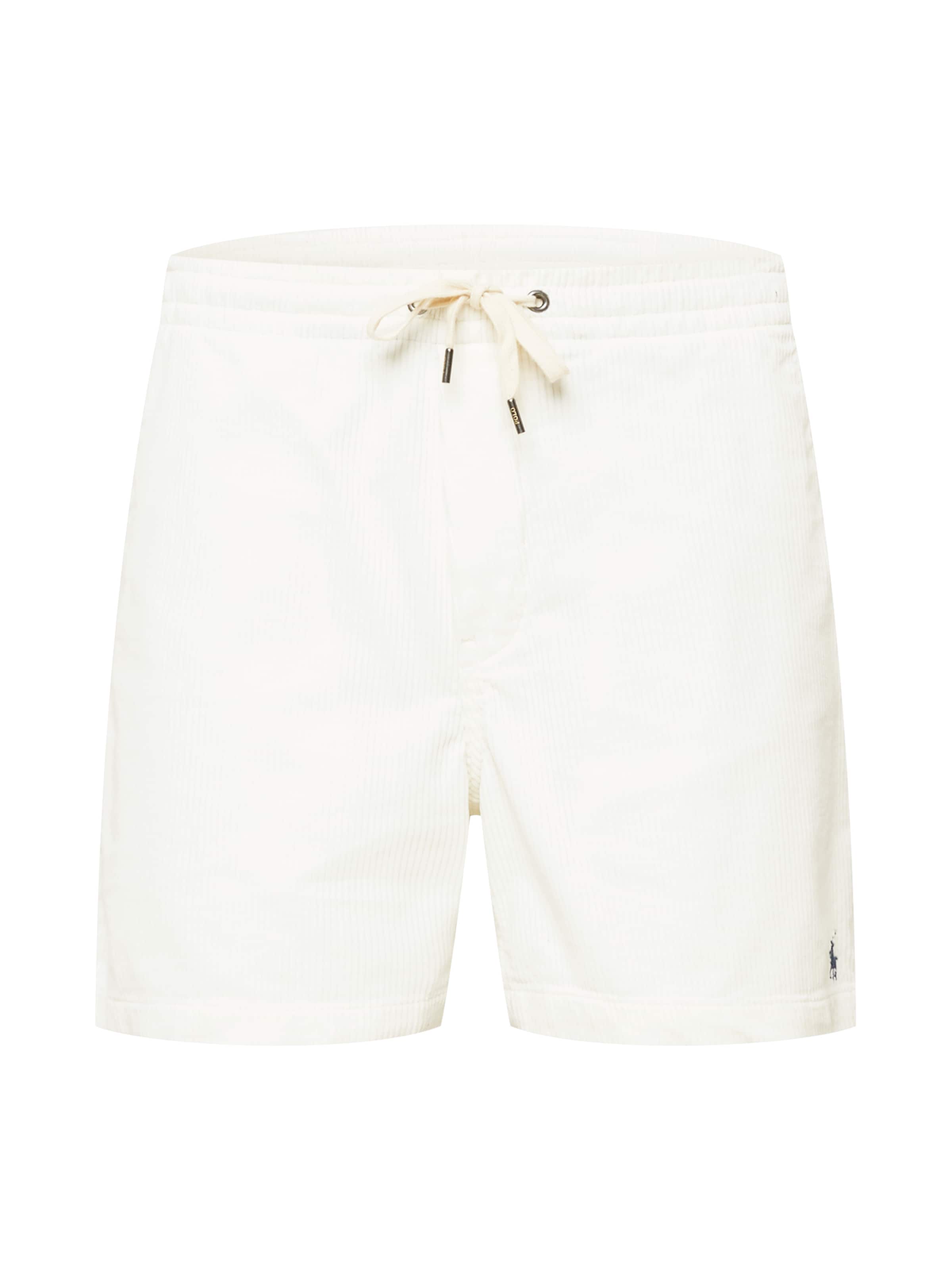 Loosefit Pantalon Polo Ralph Lauren en blanc : devant