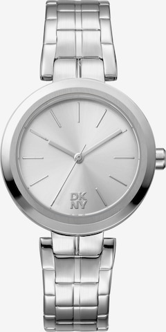 DKNY Analog watch 'Downtown Midi' in Silver: front