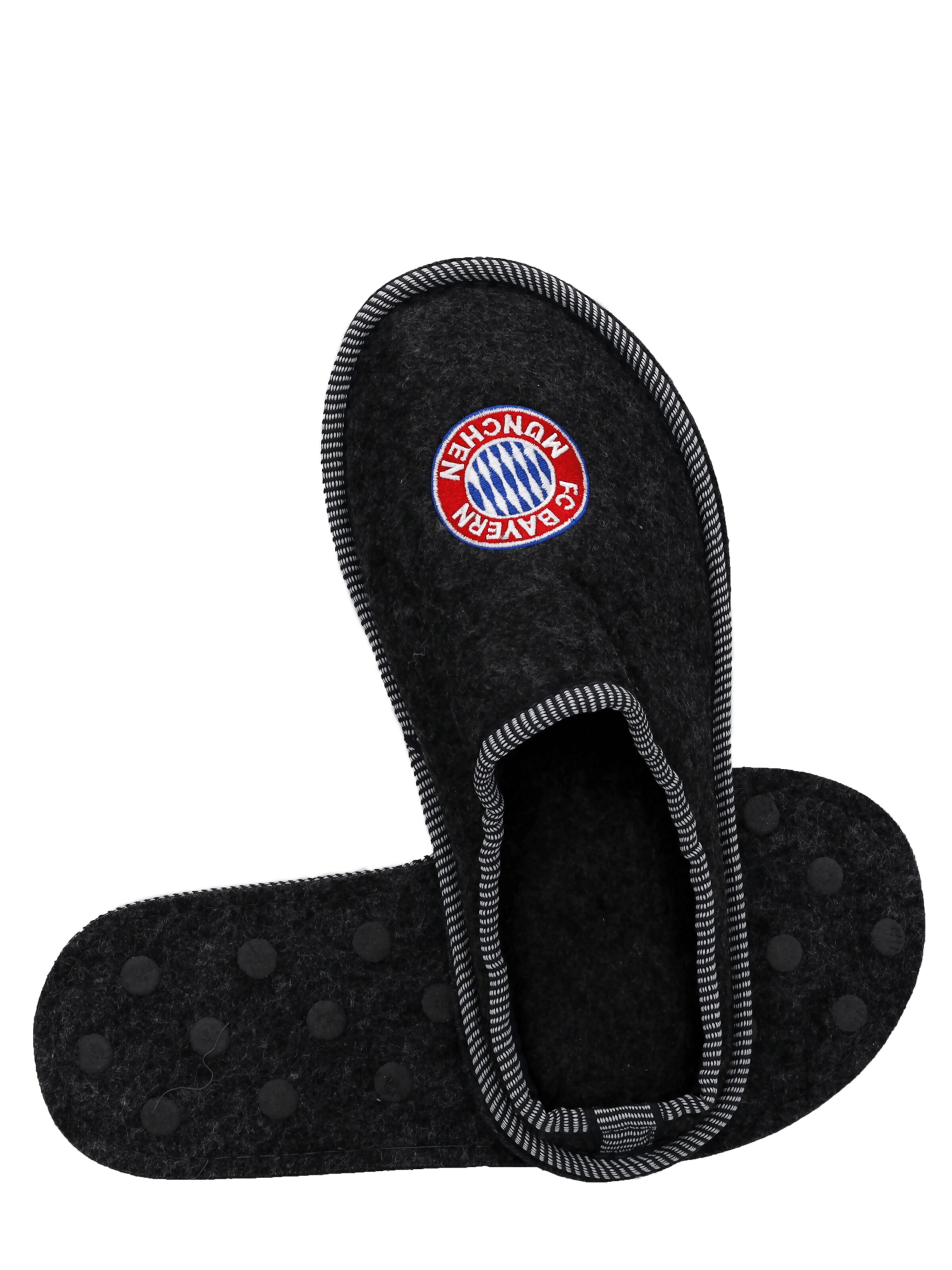 FC BAYERN MÜNCHEN Slippers in Grey