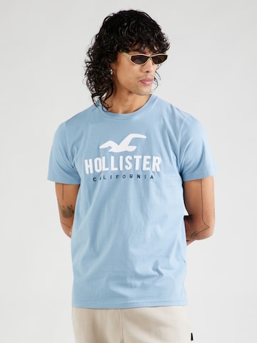 mėlyna HOLLISTER Marškinėliai: priekis