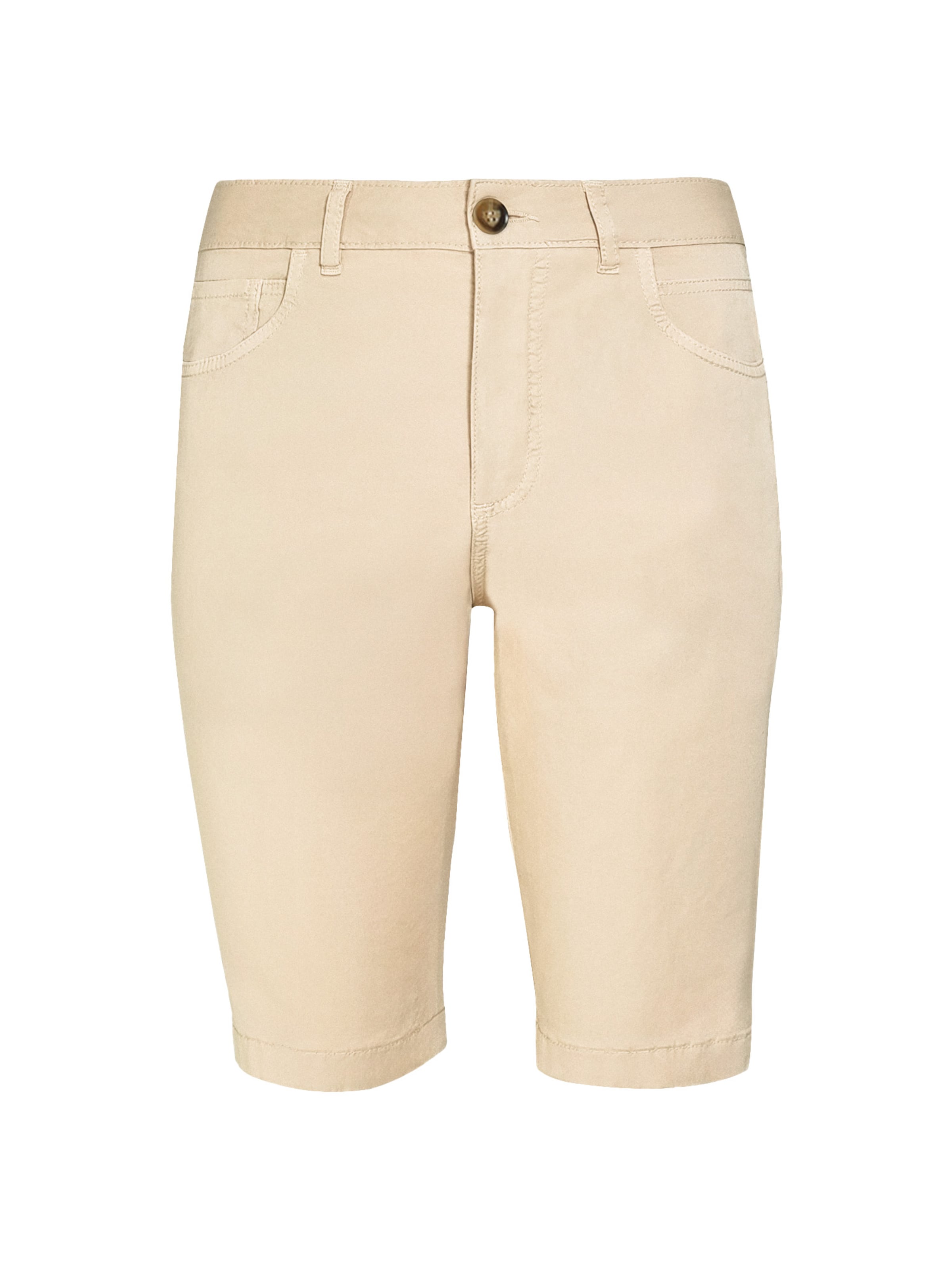 Organication Shorts in Beige: Vorderseite