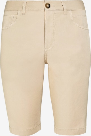 Organication Shorts in Beige: Vorderseite