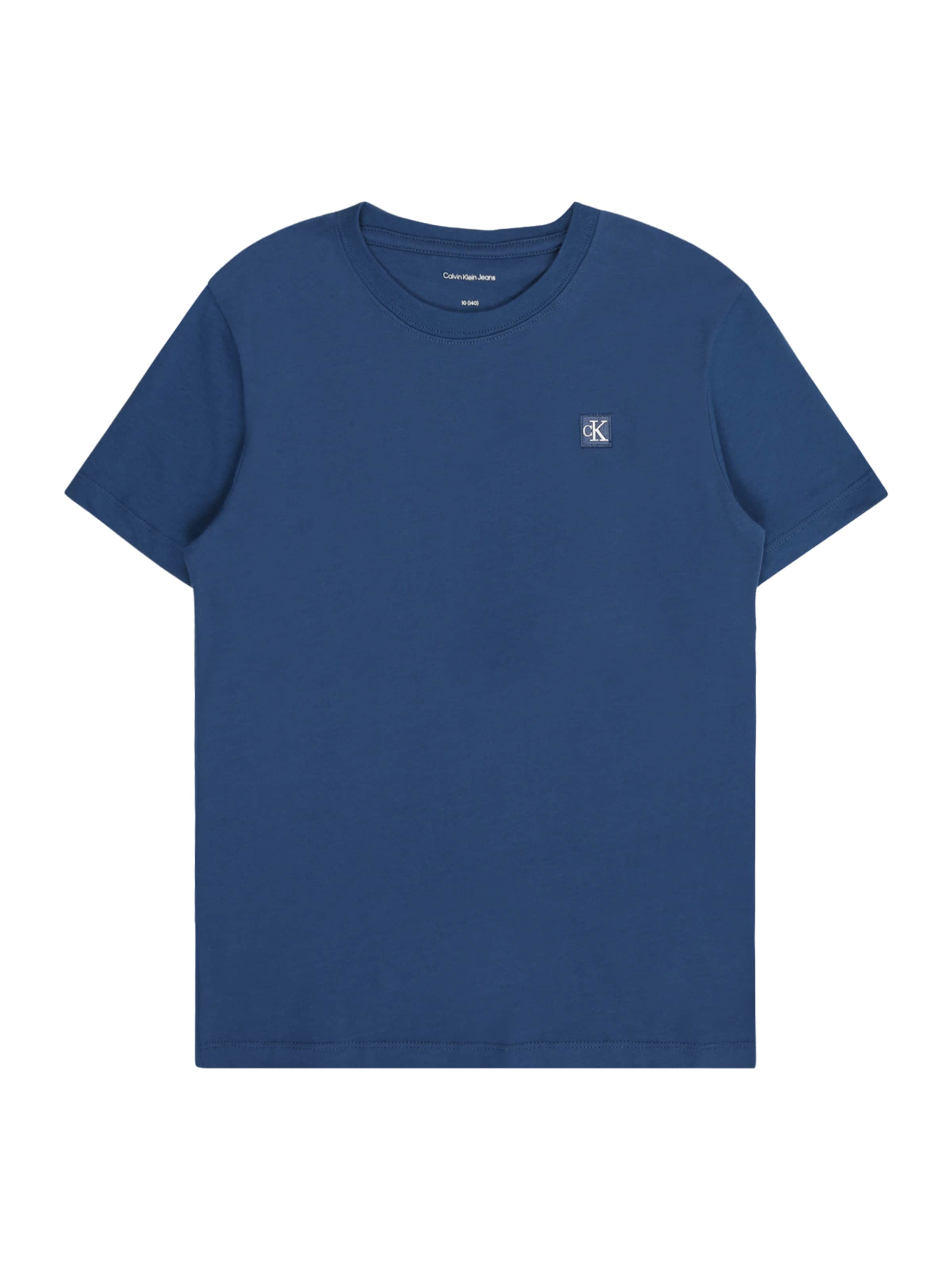 T-Shirt Calvin Klein Jeans en bleu : devant