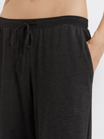 Hanro Pajama Pants ' Natural Elegance ' in Black