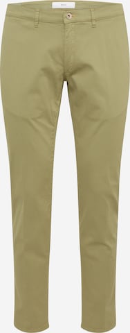 Coupe slim Pantalon chino 'SILVIO' BRAX en vert : devant