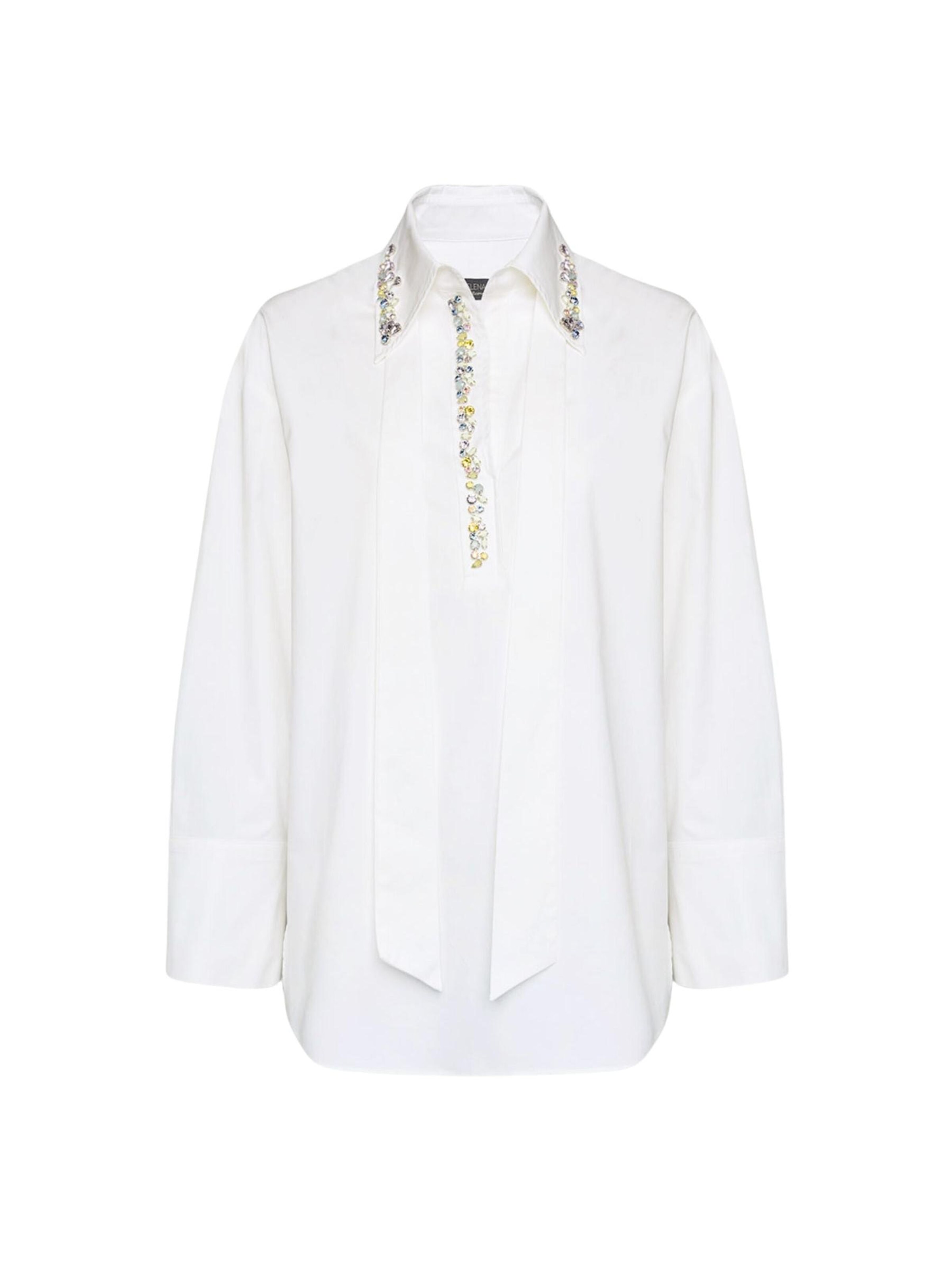 Camicia da donna 'ELENA' di Elena Mirò in bianco: frontale