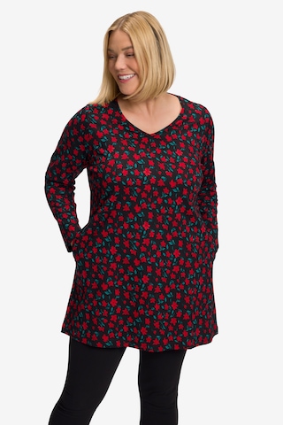 Ulla Popken Shirt in Rood: voorkant