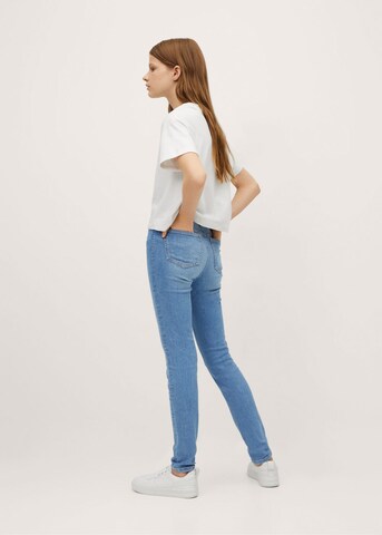 Skinny Jeans de la MANGO KIDS pe albastru