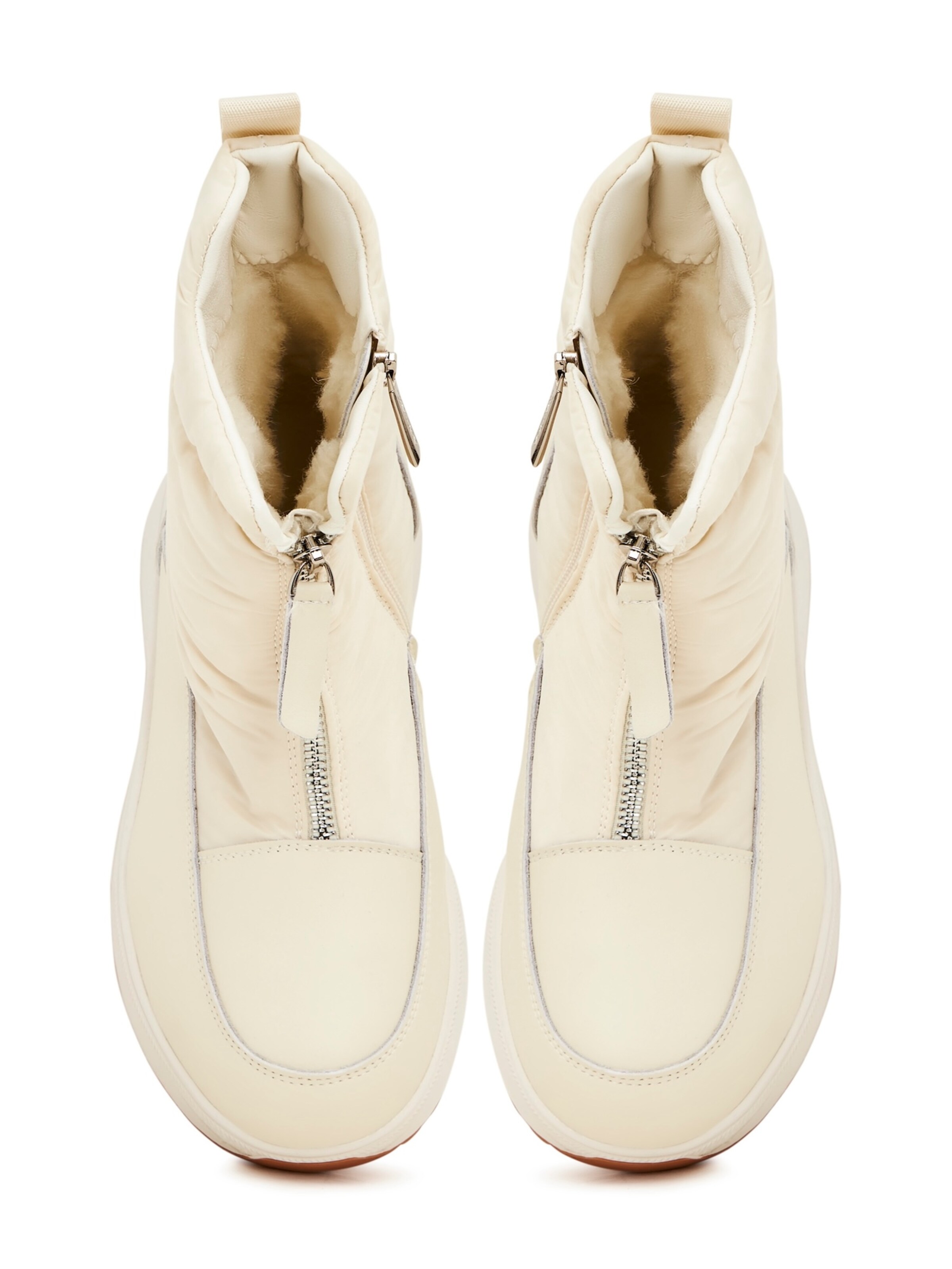 Bottes CESARE GASPARI en beige