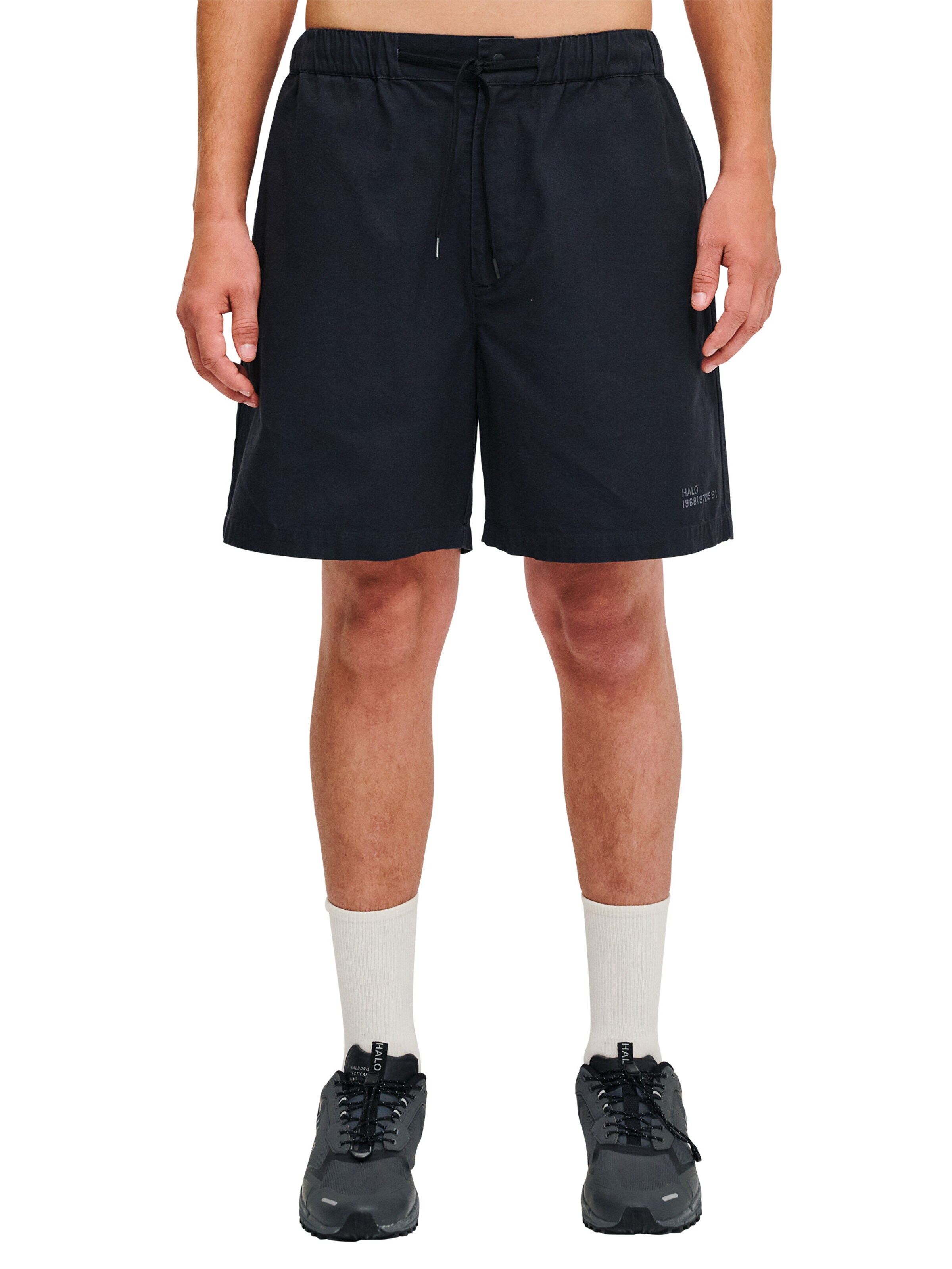 HALO Regular Broek in Zwart: voorkant