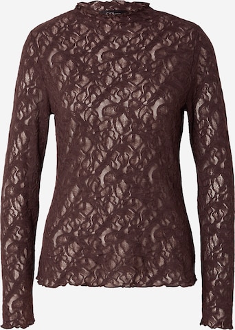 s.Oliver BLACK LABEL Shirt in Braun: Vorderseite