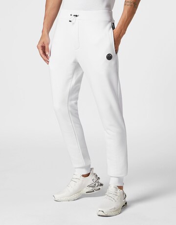 Plein Sport - Tapered Pantalón en blanco