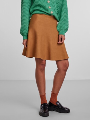Y.A.S Skirt 'Halton' in Brown: front