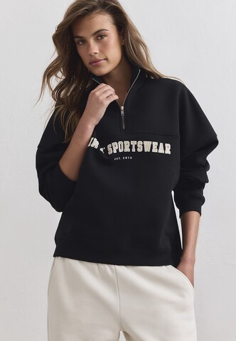 Felpa sportiva 'Varsity' di Aim'n in nero
