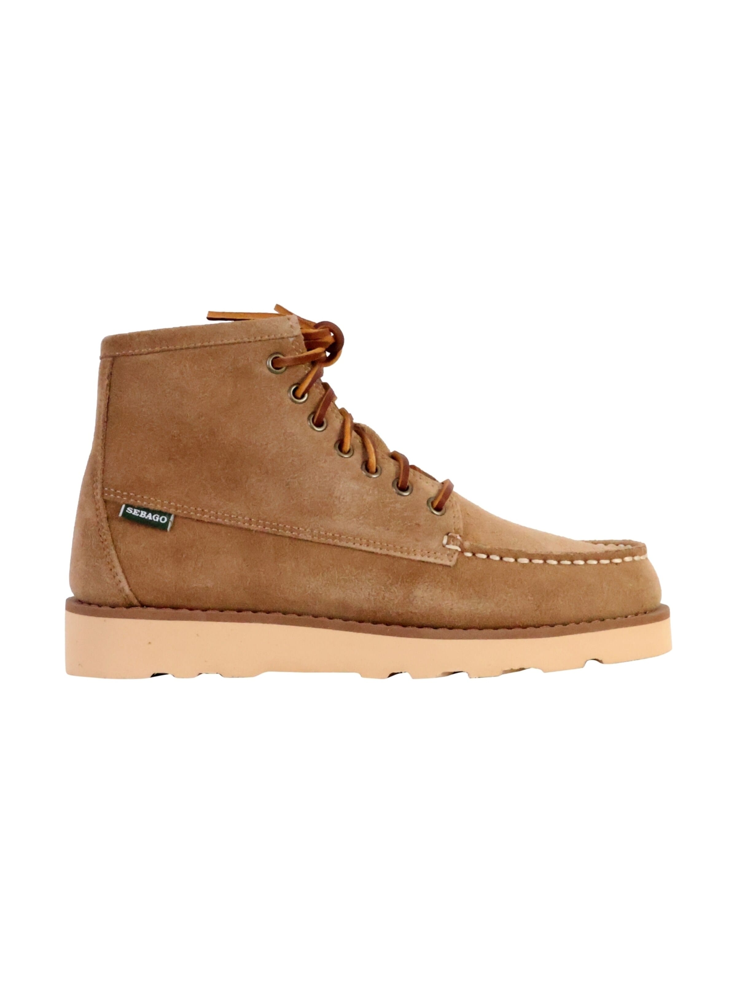 SEBAGO Boots 'Sebago Tala Mid Suede Lederstiefelette' in Beige