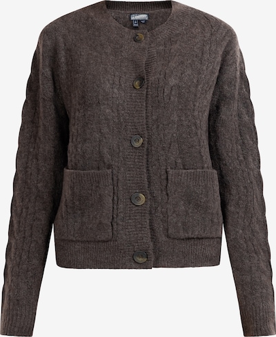 DreiMaster Vintage Adīta jaka, krāsa - tumši brūns, Preces skats