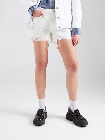 7 for all mankind Regular Shorts 'MONROE' in Weiß: Vorderseite