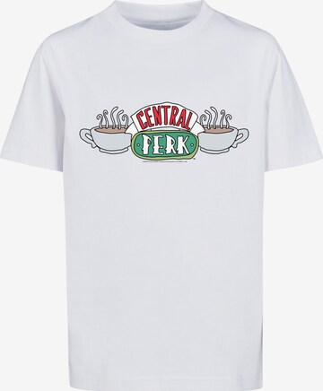 F4NT4STIC T-Shirt 'Friends Central Perk Sketch' in Weiß: predná strana