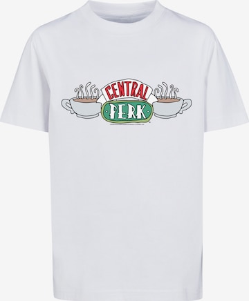 T-Shirt 'Friends Central Perk Sketch' F4NT4STIC en blanc : devant